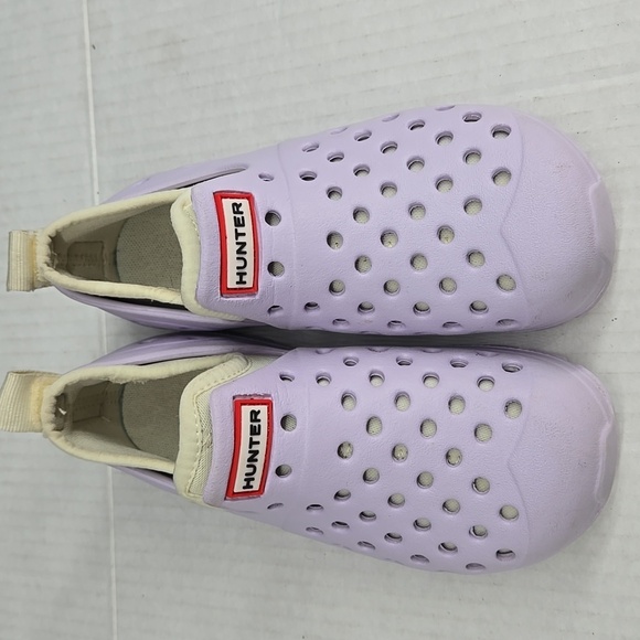 Hunter Kids Purple Slip-On Water Shoes UK 9 US 10 - Picture 1 of 8
